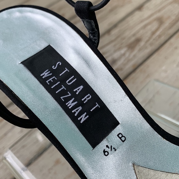 Stuart Weitzman black rhinestone sandal - Picture 10 of 15